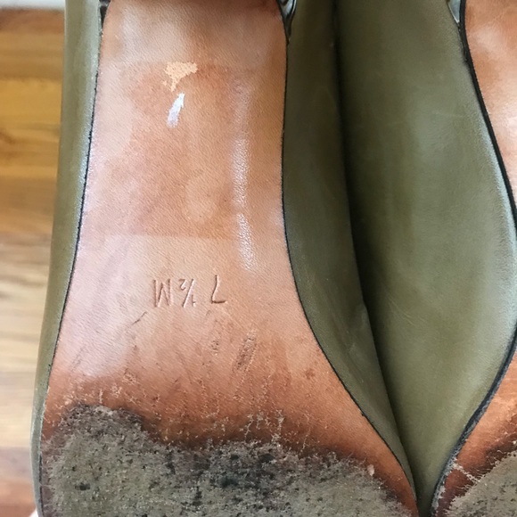 ✨ Sesto Meucci Italian Olive Marble Toe Heel - Picture 5 of 8